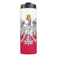 Caneca de viagem Polônia, Bandeira Polonesa patrió