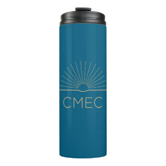 Garrafa Térmica CANECA DE VIAGEM térmica CMEC - 12 oz, azul e pêss