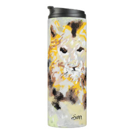 Garrafa Térmica Caneca de Viagem Thermos : Amor De Um Leão