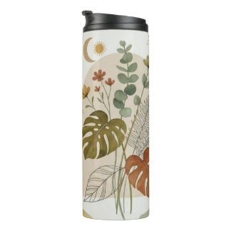 Garrafa Térmica Caneca isolada com um design moderno boêmio