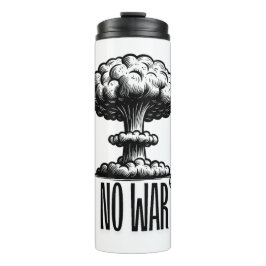 Garrafa Térmica Caneca NÃO À GUERRA