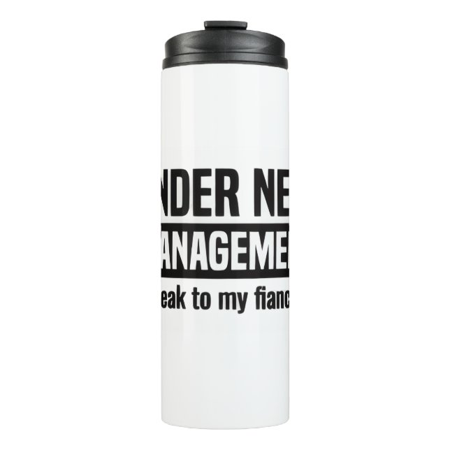 Garrafa Térmica Caneca Sob Nova Administração (Frente)