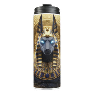 Garrafa Térmica Caneca Térmica Anubis Chacal Deus do Antigo Egit