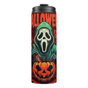 Garrafa Térmica Caneca Térmica de Abóbora Fantasma de Halloween As
