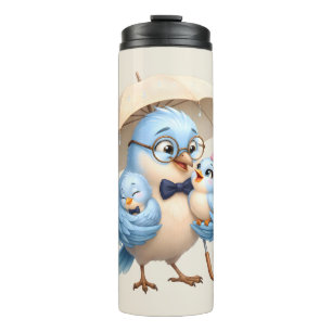 Garrafa Térmica Caneca Térmica de Café Father Bird