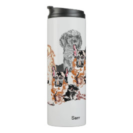 Garrafa Térmica Caneca Térmica de Viagem : Cachorros Favoritos
