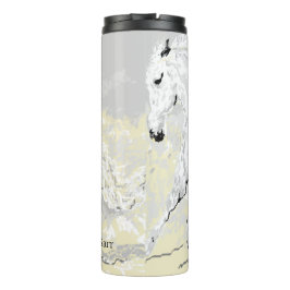 Garrafa Térmica Caneca Térmica de Viagem: Garanhão Selvagem