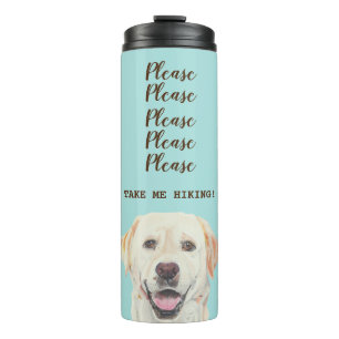 Garrafa Térmica Caneca Térmica do Labrador Retriever Divertido