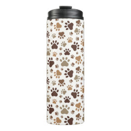 Garrafa Térmica Caneca Térmica Pegadas de Pata Enlameadas