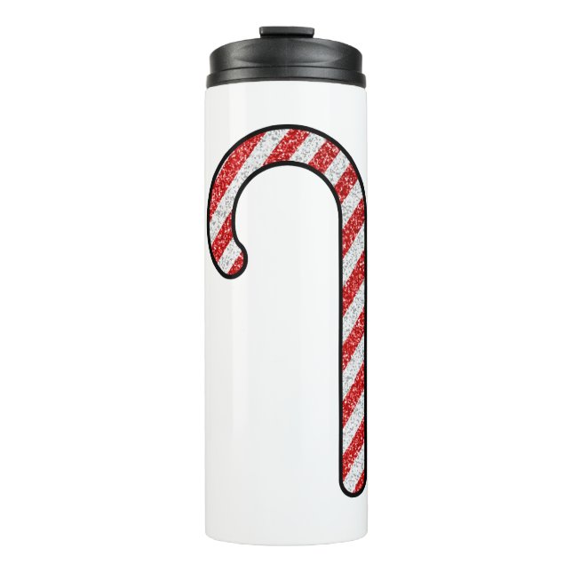 Garrafa Térmica Caneta Glitter Candy (Frente)