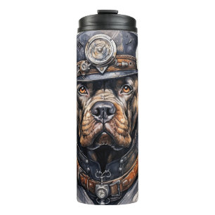 Garrafa Térmica Cão Corso Steampunk Cachorro