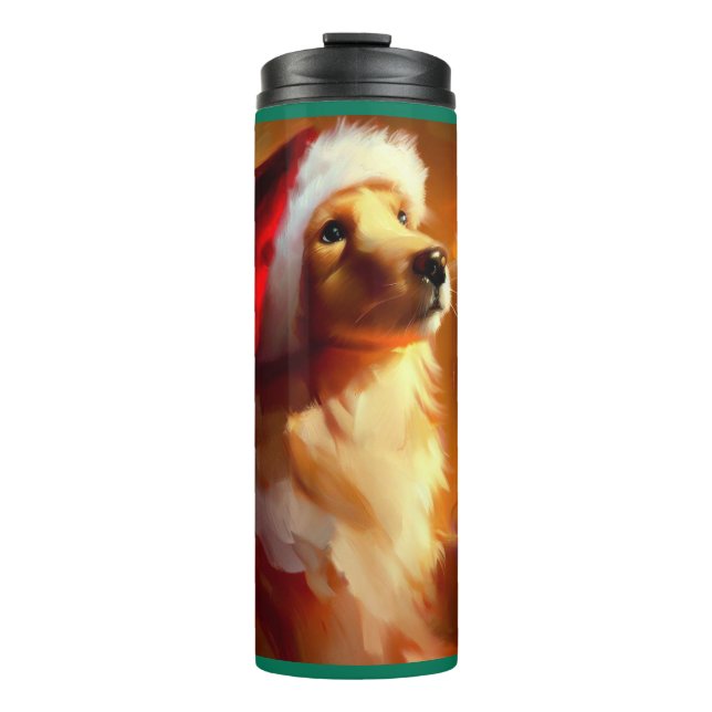 Garrafa Térmica Cão de Natal 1 (Frente)