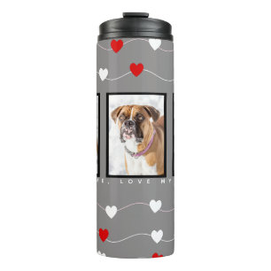 Garrafa Térmica Cão Personalizado Foto Personalizado Cão