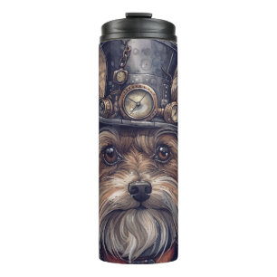 Garrafa Térmica Cão Yorkshire Terrier Steampunk