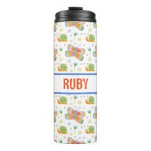 Caracol e borboleta personalizados