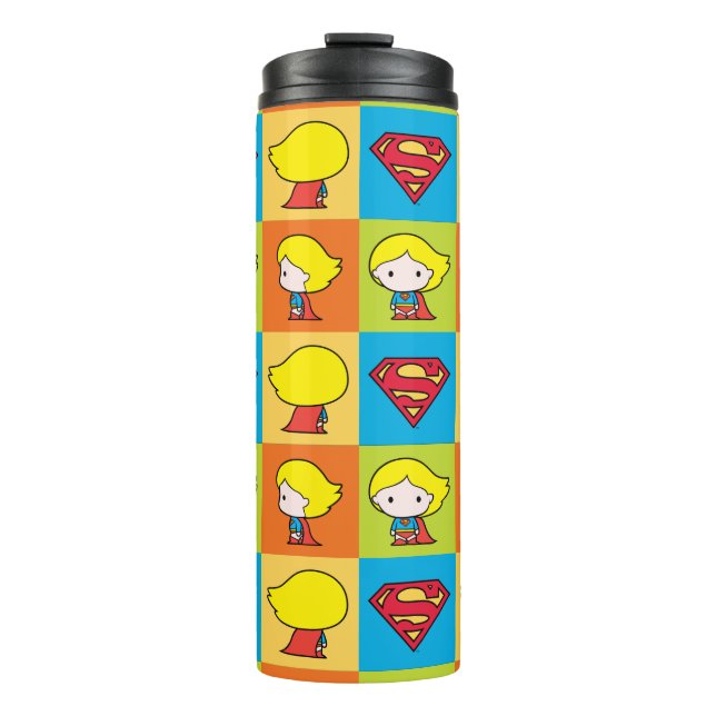 Garrafa Térmica Caractere de Supergirl Chibi - Turnround (Frente)