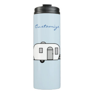Garrafa Térmica Caravana de caravana arredondada com classe Vintag
