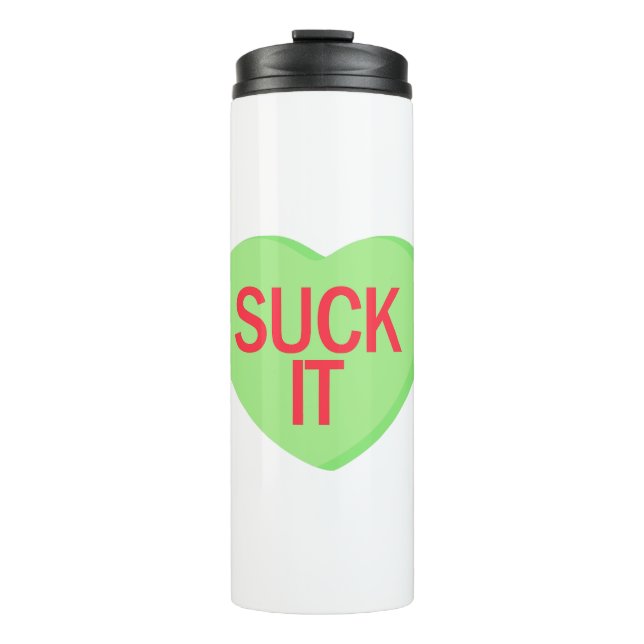 Garrafa Térmica Cardíaco doce - TI SUCK (Frente)