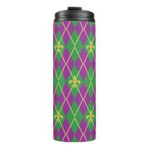 Garrafa Térmica Carnaval argyle Tumbler térmico
