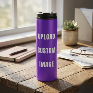 Garrafa Térmica Carregar imagem personalizada - Adicione a sua par