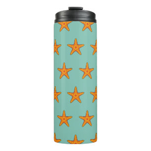 Garrafa Térmica Cartografia de Starfish Laranja-Corte