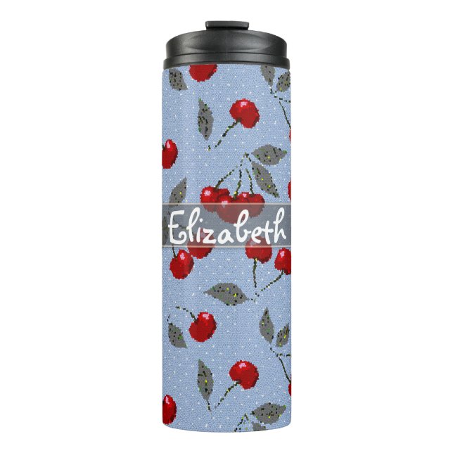 Garrafa Térmica Cartografia verde-cereja-vermelha-giro azul-ba (Frente)