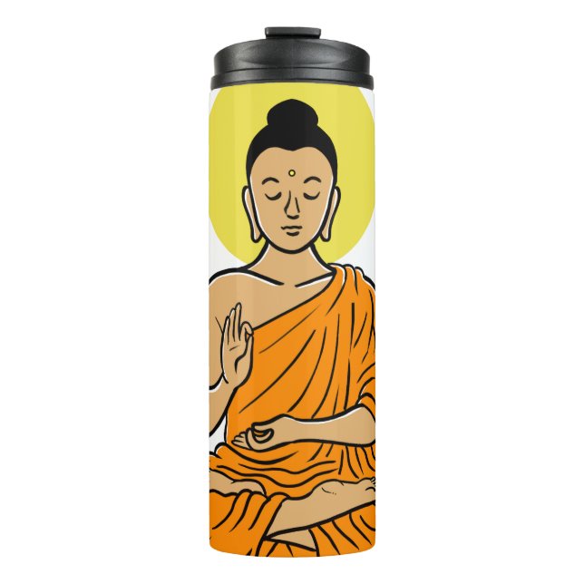 Garrafa Térmica Cartoon Buddha Buddhism.net (Frente)