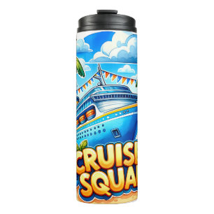 Garrafa Térmica Cartoon Cruise Squad