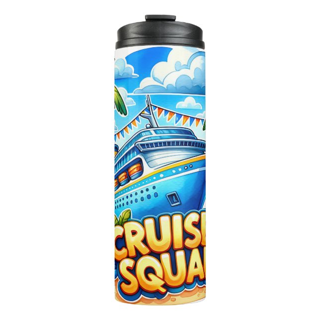 Garrafa Térmica Cartoon Cruise Squad (Frente)