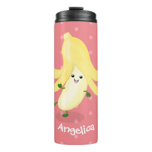 Garrafa Térmica Cartoon de banana kawaii