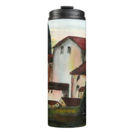Garrafa Térmica Casa de Pueblo Dibujo Toscana itália