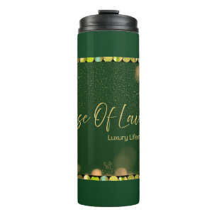Garrafa Térmica Casa Esmeralda De Luxo Tumbler Caneca de Viagem