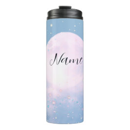 Garrafa Térmica Casamento celestial sonhador banhado pelo luar