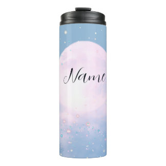 Garrafa Térmica Casamento celestial sonhador banhado pelo luar