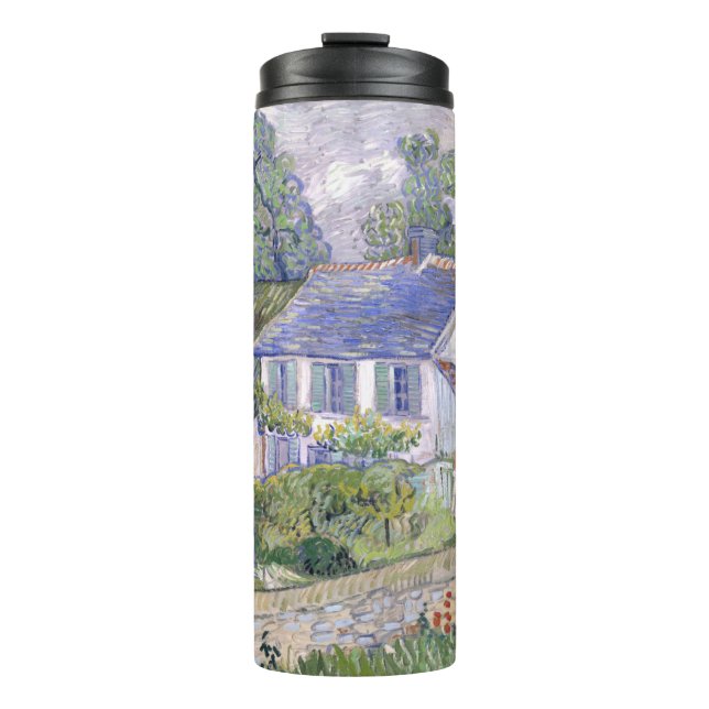Garrafa Térmica Casas em Auvers Vincent  van Gogh     (Frente)