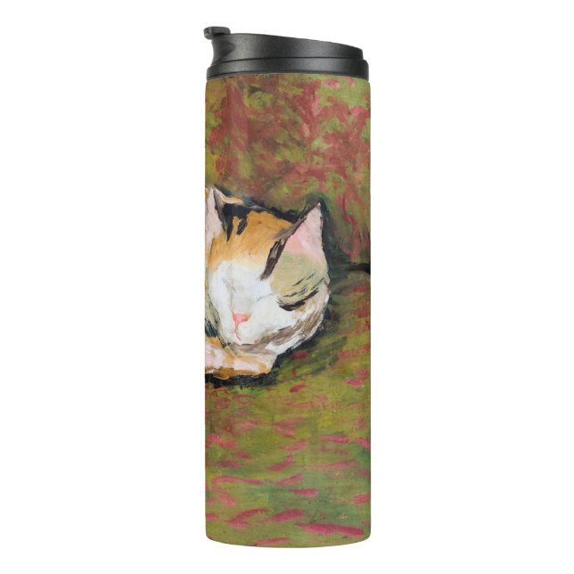 Garrafa Térmica Cat, August Macke Thermal Tumbler (Rotação à direita)