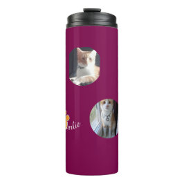 Garrafa Térmica Cat Pawprint Humor Cat Photo