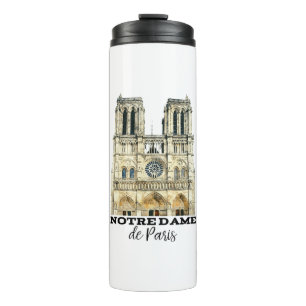 Garrafa Térmica Catedral francesa Notre-Dame de Paris Souvenir