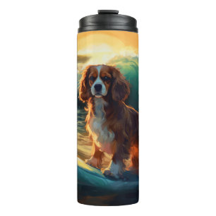 Garrafa Térmica Cavalier King Beach Surfing Painting