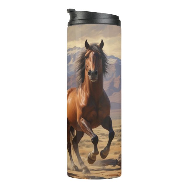 Garrafa Térmica Cavalo Selvagem (Rotação à direita)