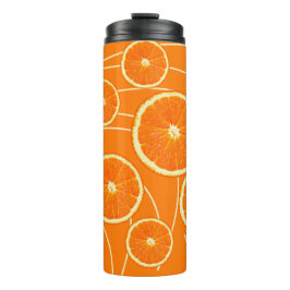 Garrafa Térmica Celebração de fatias de laranja