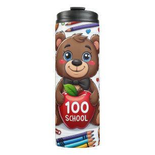 Garrafa Térmica Celebrar 100 Dias Escolares