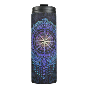 Garrafa Térmica Celestial Compass Mandala