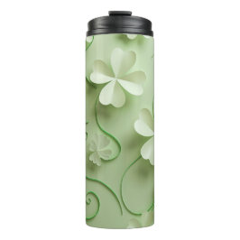 GARRAFA TÉRMICA CÉLULAS DE SHAMROCKS CELTICOS VERDES IRLANDESES