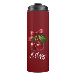 Garrafa Térmica Cereja e uma Cherry Arco