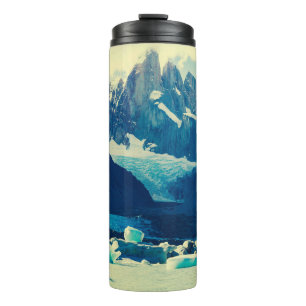 Garrafa Térmica Cerro Torre na aventura argentina, américa, argent