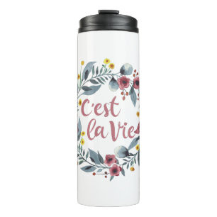 Garrafa Térmica C'est La Vie French