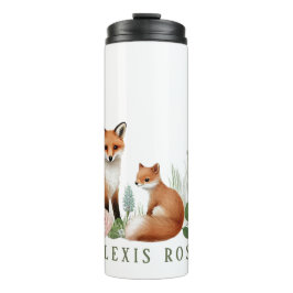 Garrafa Térmica Chá de fraldas De Animais Da Floresta