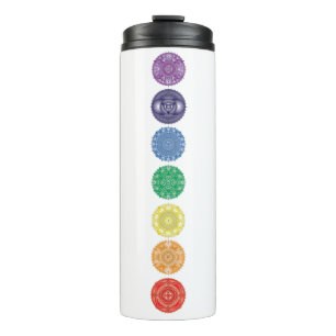 Garrafa Térmica Chakra Mandala Tumbler Térmico