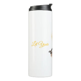 Garrafa Térmica Chakra Silhouette – Let Your Light Shin